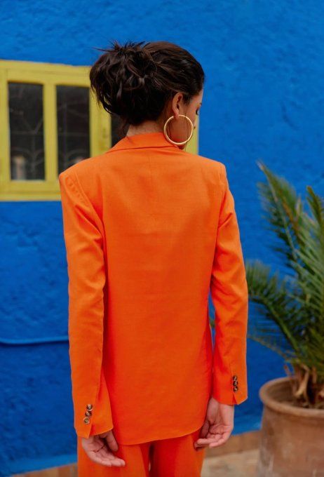 VESTE BLAZER VIVANO - ORANGE