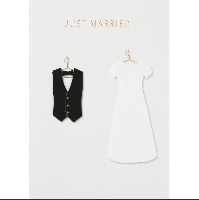 CARTE «  JUST MARRIED »