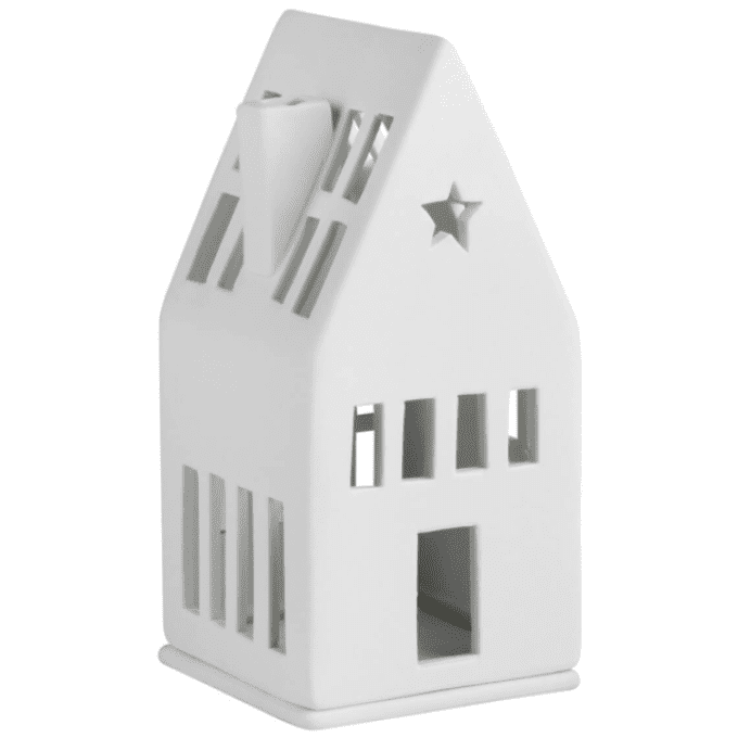 MAISON ETOILE PHOTOPHORE EN PORCELAINE 