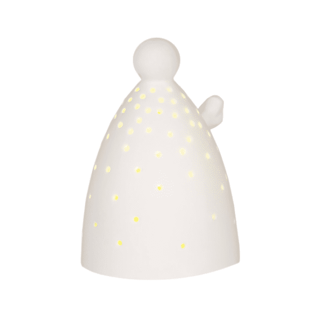 MINI ANGE PHOTOPHORE EN PORCELAINE