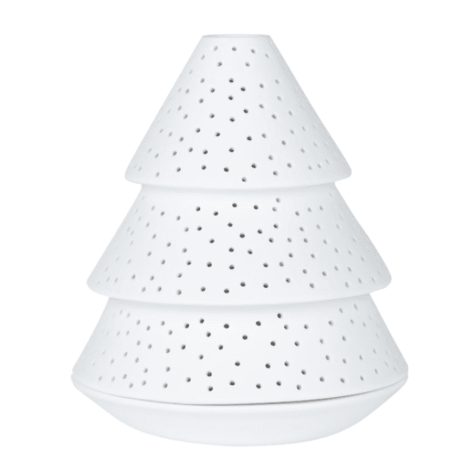 PETIT SAPIN PHOTOPHORE EN PORCELAINE