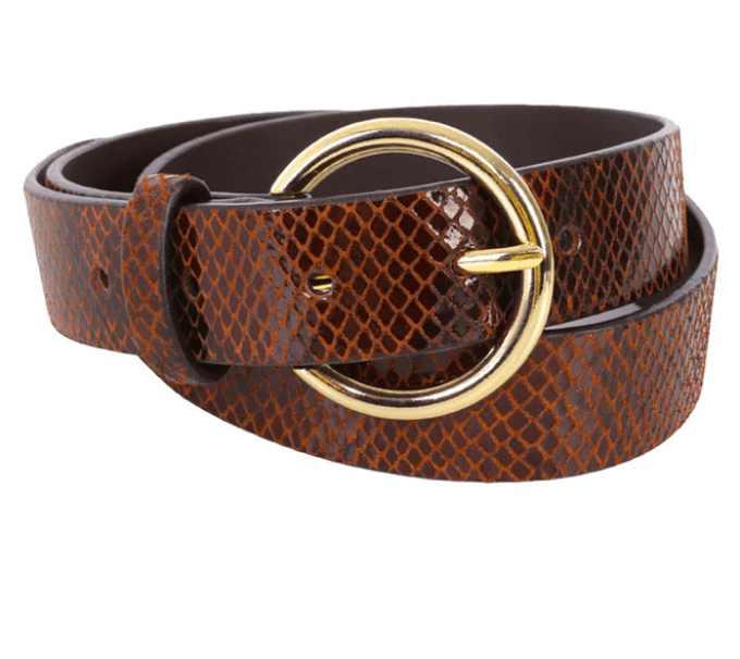 CEINTURE CUIR DIXONS S - CAMEL