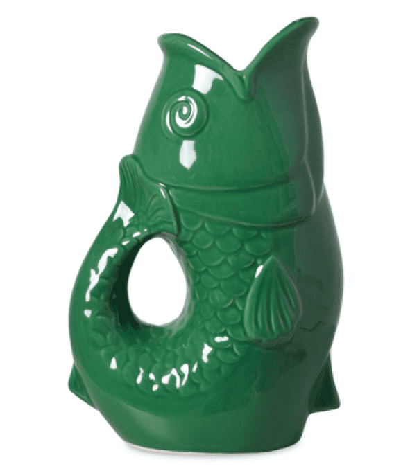 VASE POISSON CÉRAMIQUE GM VERT