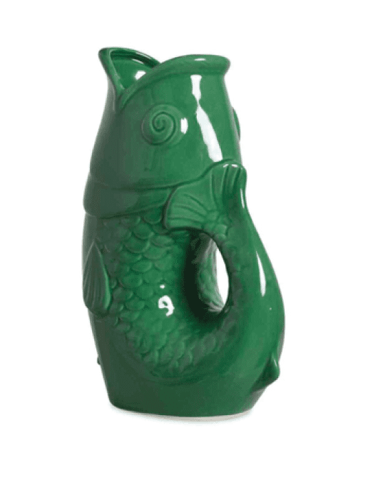 VASE POISSON CÉRAMIQUE GM VERT