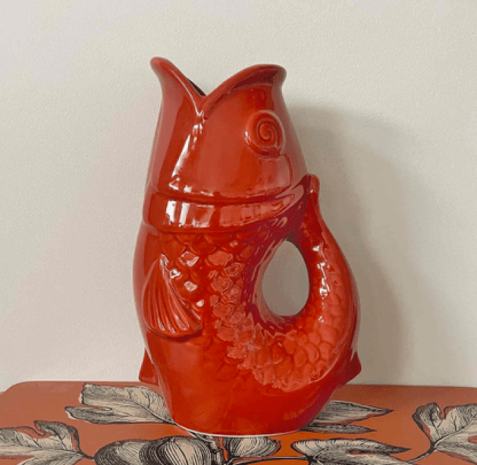 VASE POISSON GM CÉRAMIQUE TERRACOTTA