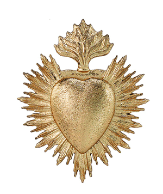 EX VOTO COEUR DORÉ