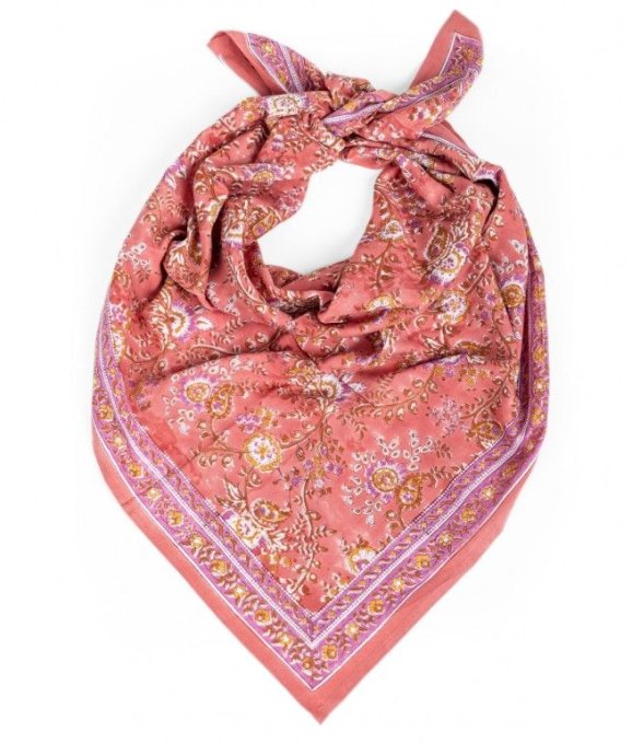 GRAND FOULARD INDIEN - CAPRI GOJI