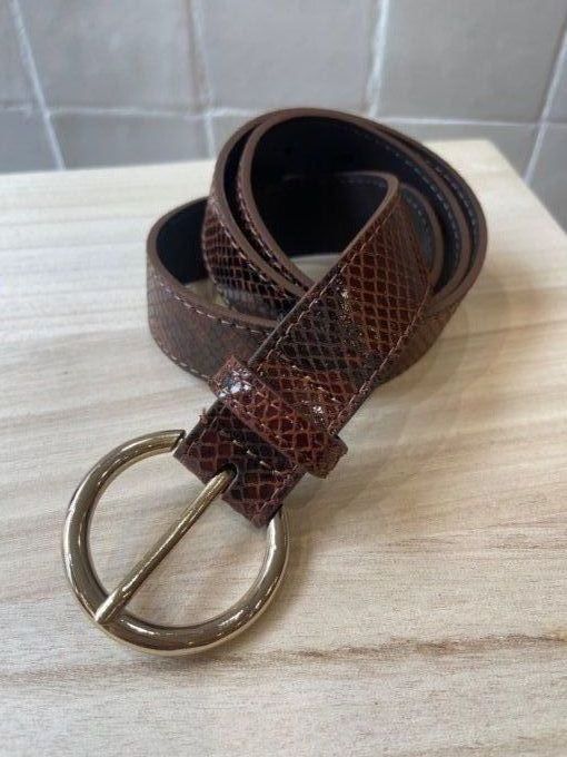 CEINTURE CUIR DIXONS S - CAMEL